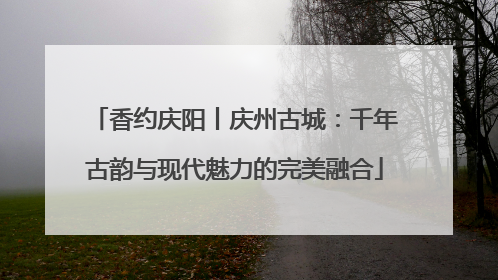 香约庆阳丨庆州古城：千年古韵与现代魅力的完美融合
