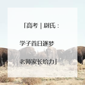 高考｜尉氏：学子首日逐梦 老师家长给力