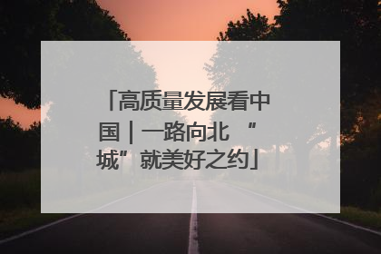 高质量发展看中国｜一路向北 “城”就美好之约