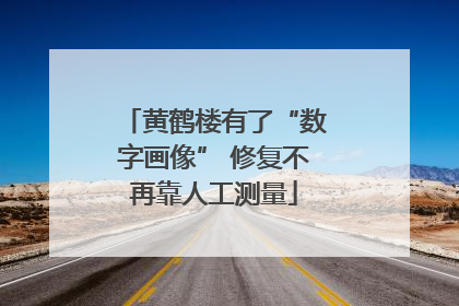 黄鹤楼有了“数字画像” 修复不再靠人工测量