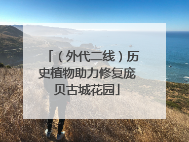 （外代二线）历史植物助力修复庞贝古城花园