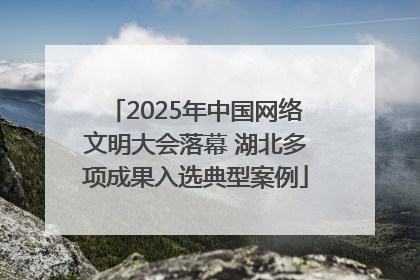 2025年中国网络文明大会落幕 湖北多项成果入选典型案例