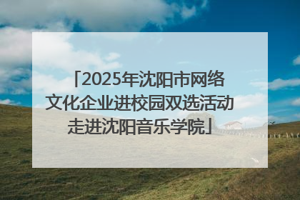 2025年沈阳市网络文化企业进校园双选活动走进沈阳音乐学院